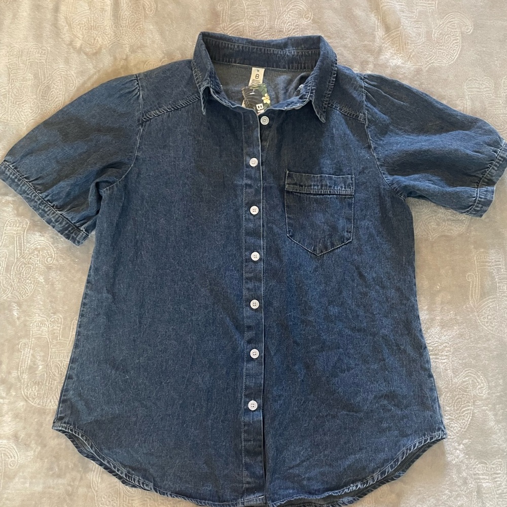 Women’s Denim Style Chambray‎ Shirt